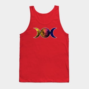 Triple Goddess symbol Tank Top